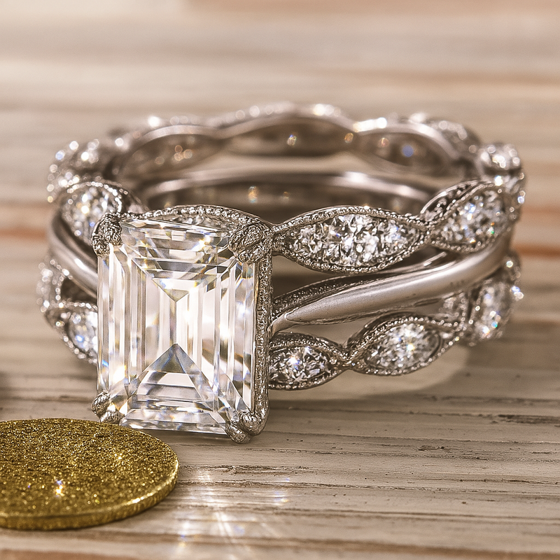 Silver Bright Layer Ring