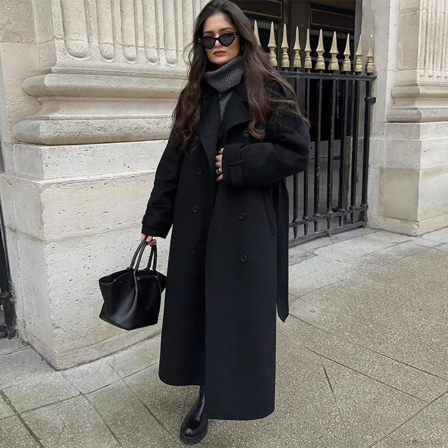 Black long coat