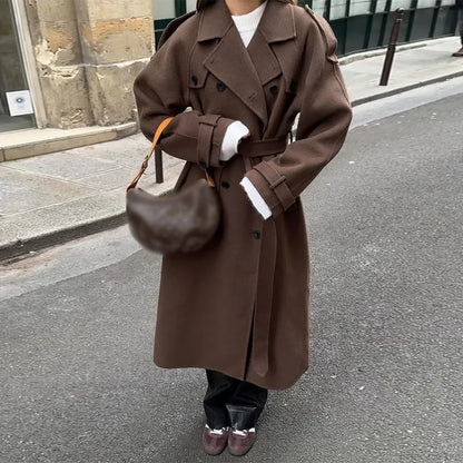 Brown long coat