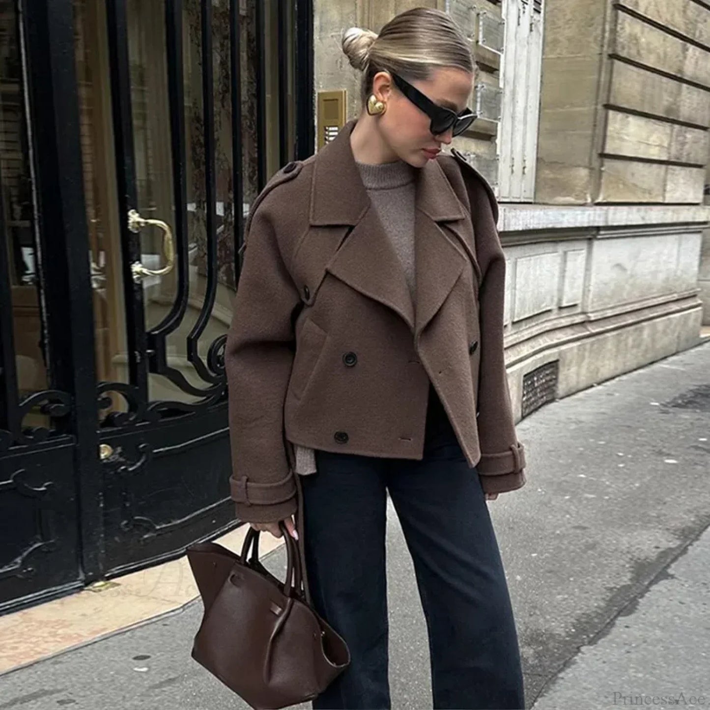 Brown short coat