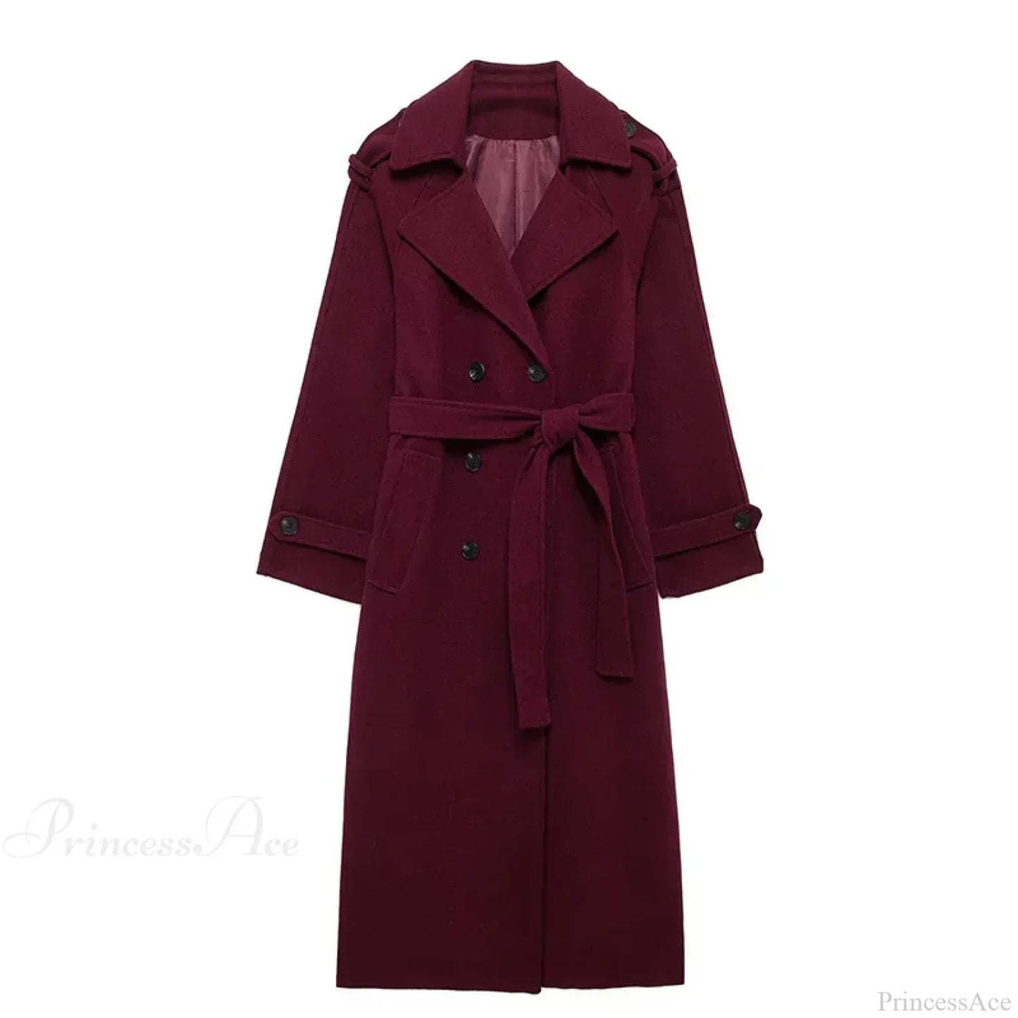 Burgundy with Belt