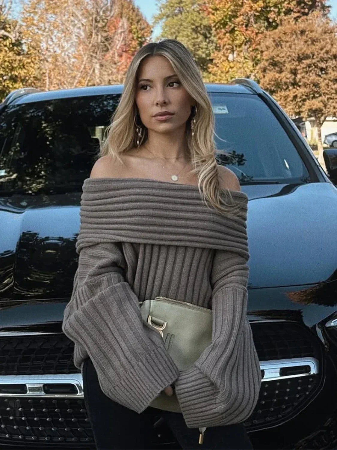 Gracefully Designed Sweater