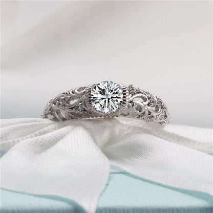 Anillo Medianoche con Circonita Incrustada de Plata 925